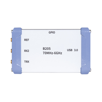 USRP-LW B205 Spartan-6 FPGA محدوده فرکانس 70 MHz-6 GHz، پهنای باند 56 MHz